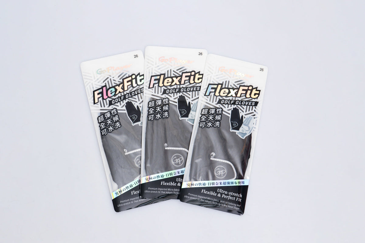 GoPlayer® FlexFit 專為高爾夫而生的機能手套，全面升級