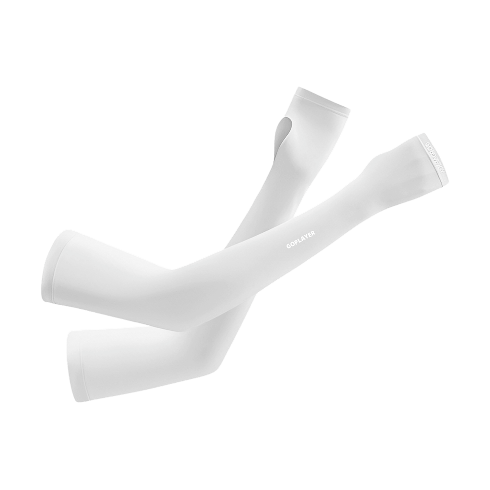 GoPlayer レディース クールサンプロテクションスリーブ（ホワイト）