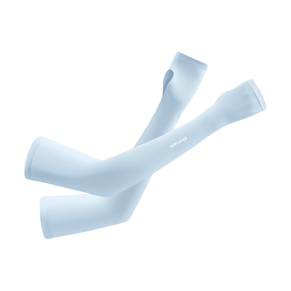 GoPlayer レディース クールサンプロテクションスリーブ（ライトブルー）