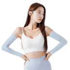 GoPlayer レディース クールサンプロテクションスリーブ（ライトブルー）