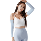 GoPlayer レディース クールサンプロテクションスリーブ（ライトブルー）