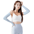 GoPlayer レディース クールサンプロテクションスリーブ（ライトブルー）