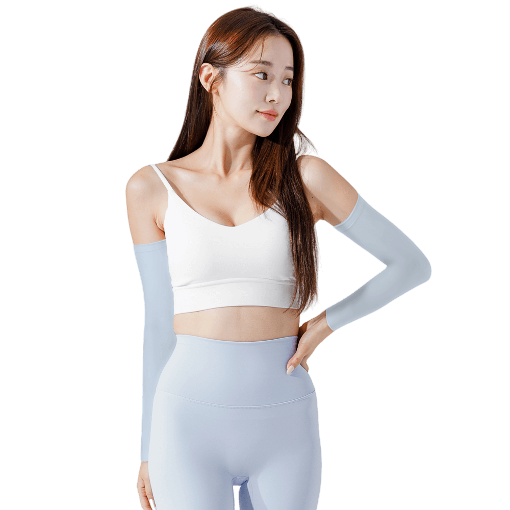 GoPlayer レディース クールサンプロテクションスリーブ（ライトブルー）