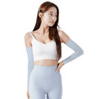 GoPlayer レディース クールサンプロテクションスリーブ（ライトブルー）