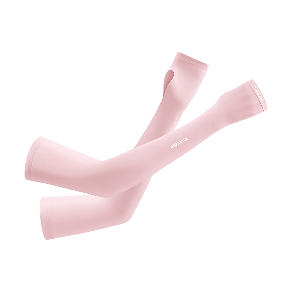 GoPlayer女涼感防曬袖套(粉紅)