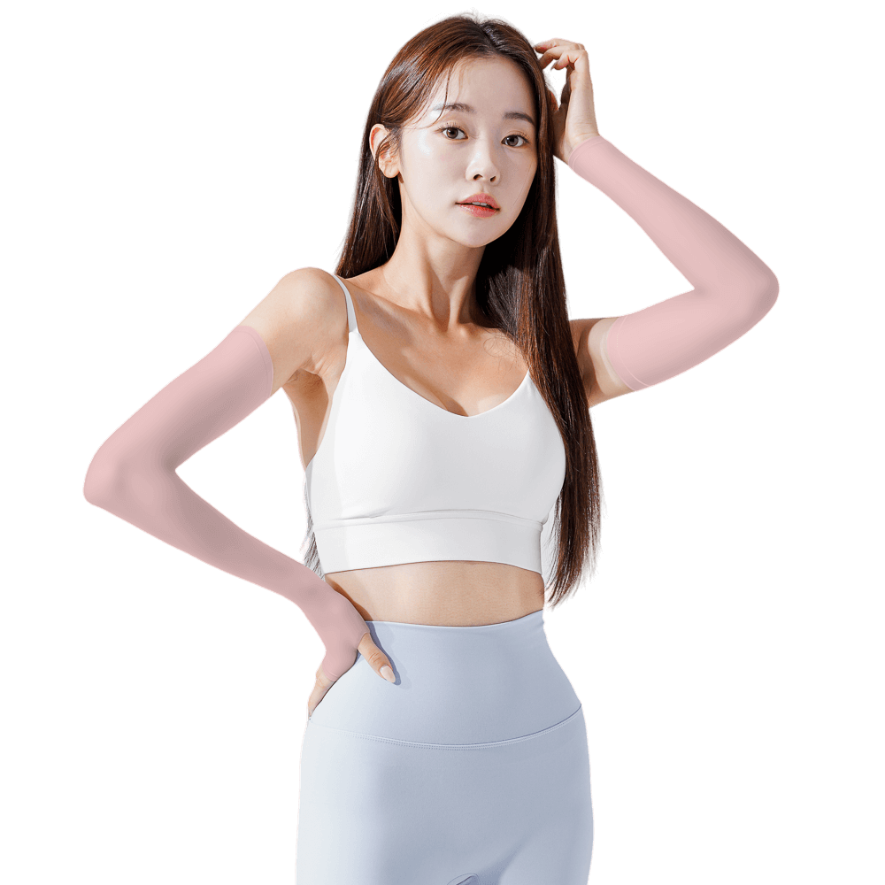 GoPlayer Women's Cool Sun Protection Sleeves (Pink)