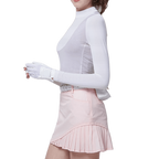 GoPlayer レディース 抗 UV 速乾性日焼け防止服 (ホワイト)