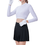 GoPlayer レディース アンチ UV 半身日焼け防止服 (ホワイト)