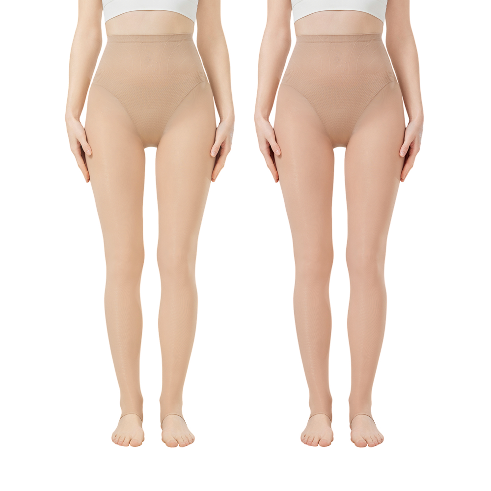 GoPlayer Golf Sunscreen Compression Leggings (Dark Nude)