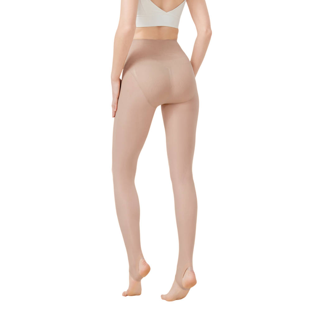 GoPlayer Golf Sunscreen Compression Leggings (Dark Nude)
