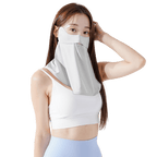 GoPlayer女涼感防曬面罩(淺灰)