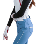 GoPlayer レディース ストレッチ ゴルフ パンツ レッド