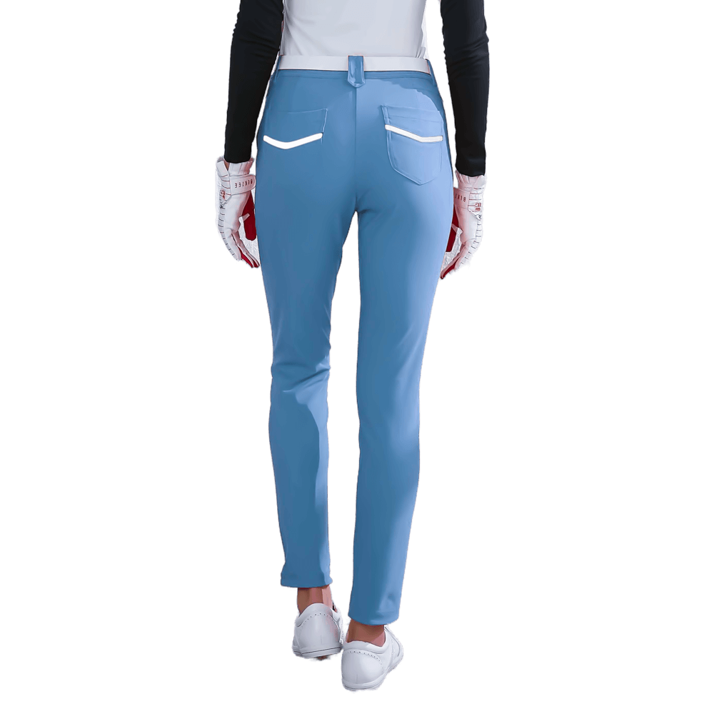 GoPlayer レディース ストレッチ ゴルフ パンツ レッド