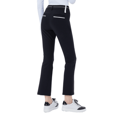 GoPlayer Women's High Waist Elastic Golf Pants (Black)