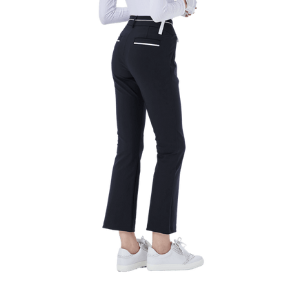 GoPlayer Women's High Waist Elastic Golf Pants (Black)