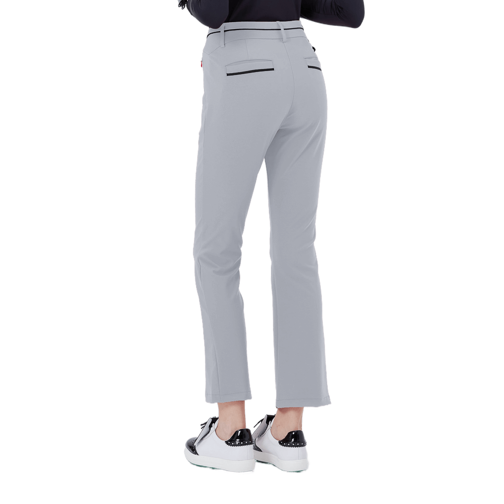 GoPlayer Women's High Waist Elastic Golf Pants (Grey)