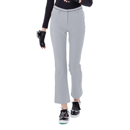 GoPlayer Women's High Waist Elastic Golf Pants (Grey)