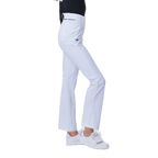 GoPlayer レディース ハイウエスト エラスティック ゴルフ パンツ (ホワイト) 2024