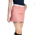 GoPlayer レディース 伸縮性ウエスト ゴルフスカート (オレンジ)