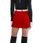 GoPlayer レディース ゴムウエスト ゴルフ スカート