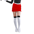 GoPlayer レディース ゴムウエスト ゴルフ スカート