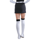 GoPlayer レディース ゴムウエスト ゴルフ スカート