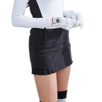 GoPlayer レディース ゴムウエスト ゴルフ スカート