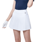 GoPlayer女彈性高爾夫褲裙(白)