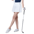 GoPlayer女彈性高爾夫褲裙(白)