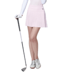 GoPlayer Women's Elastic Golf Pants Skirt (Pink)