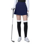GoPlayer レディース エラスティック ゴルフ パンツ スカート (ダークブルー)