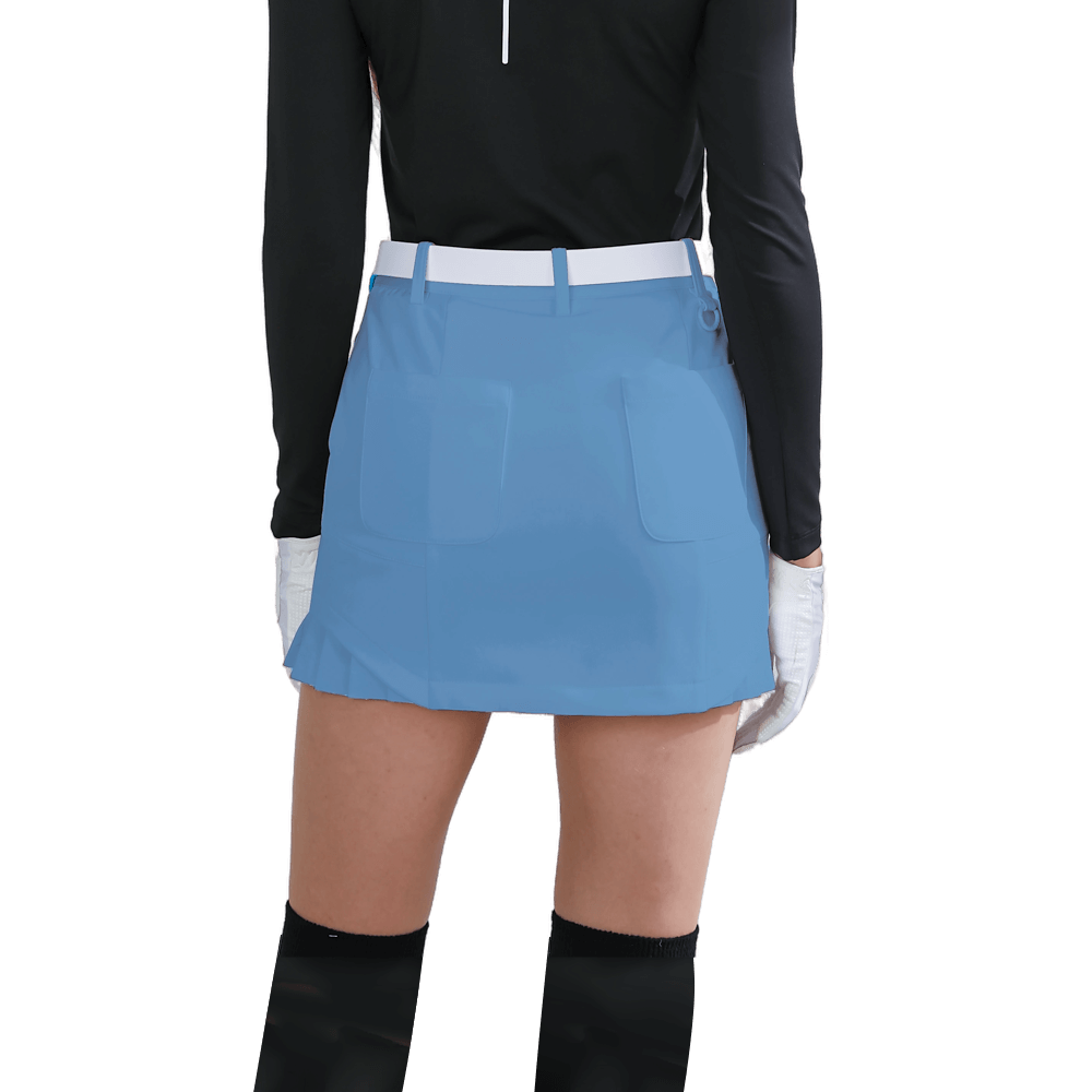GoPlayer レディース ゴムウエスト ゴルフ スカート