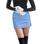 GoPlayer レディース ゴムウエスト ゴルフ スカート