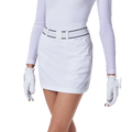 GoPlayer レディース ゴルフ ベルト ヒップ スカート (ホワイト)