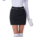 GoPlayer レディース ゴルフ ベルト ヒップ スカート (ブラック)