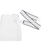 GoPlayer レディース ゴルフ ベルト ヒップ スカート (ホワイト)