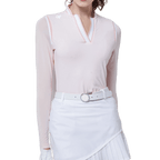 GoPlayer女連身防曬袖套衣(粉)