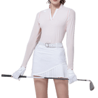 GoPlayer女連身防曬袖套衣(粉)