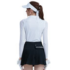 GoPlayer レディース ゴルフ ロングスリーブ 日焼け防止スリーブ スリーブ (ホワイト)