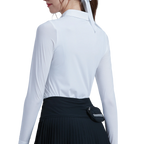 GoPlayer レディース ゴルフ ロングスリーブ 日焼け防止スリーブ スリーブ (ホワイト)