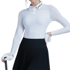 GoPlayer レディース ゴルフ ロングスリーブ 日焼け防止スリーブ スリーブ (ホワイト)