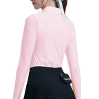 GoPlayer女高爾夫長袖防曬袖套衣(粉)