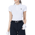 GoPlayer レディース クール＆通気性 半袖Tシャツ (ホワイト)