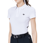 GoPlayer レディース クール＆通気性 半袖Tシャツ (ホワイト)