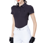 GoPlayer レディース クール＆通気性 半袖Tシャツ (ダークブラウン)