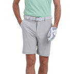 GoPlayer メンズ 穴あき通気性ゴルフショーツ (ライトグレー)