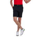 GoPlayer メンズ 穴あき通気性ゴルフ ショーツ (ブラック)