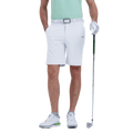 GoPlayer男沖孔彈性高爾夫短褲(白)