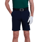 GoPlayer メンズ パンチング エラスティック ゴルフ ショーツ (ライト グレー)