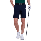 GoPlayer メンズ パンチング エラスティック ゴルフ ショーツ (ライト グレー)